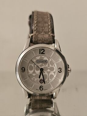 Coach Signature Pattern Women's Watch in Taupe